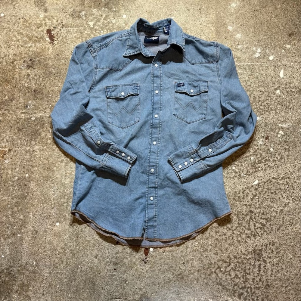 Men's Blue Denim Shirt